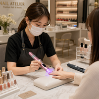 Nouvelle perceuse à ongles électrique professionnelle sans fil OEM&ODM en forme de stylo avec lampe UV pour salon et école de manucure