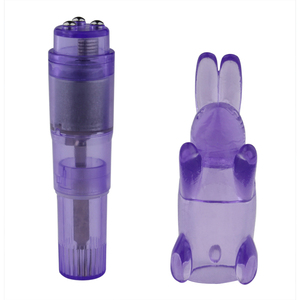Vibrador Mini Bunny Vibe Afrodisíaco con Control de Encendido/Apagado, Sensación de Silicona, Resistente al Agua, Diseño de Conejito Adorable, Juguete de Placer para Mujeres - Product Image 6
