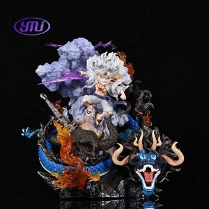 Figuras de Anime de 21 cm, Versión de Alta Calidad, Modelo de Juguete, <span class=keywords><strong>Figura</strong></span> de Una Pieza, Luffy Joy Boy Nika Gear 5 VS <span class=keywords><strong>Kaido</strong></span>, Manualidades de Plástico - Product Image 2