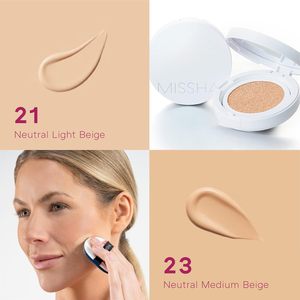 Per il fondotinta coreano idratante 3-in-1 in-Beige chiaro umido per tutti i tipi di pelle Base trucco a lunga durata - Product Image 3