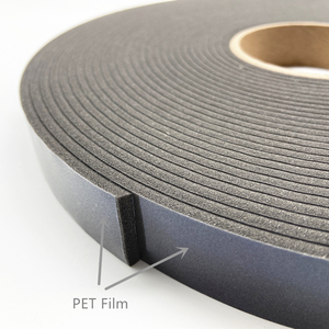 Cinta selladora de espuma de PVC de baja densidad de un solo lado, cinta de junta automotriz troquelada suave con adhesivo acrílico para sellado de alerones - Product Image 4