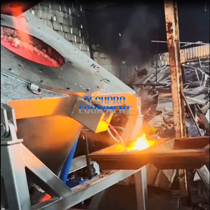 Four de fusion d'aluminium et de cuivre de performance stable de four industriel à moteur diesel de 0.5 tonnes et de 1 tonne - Product Image 1