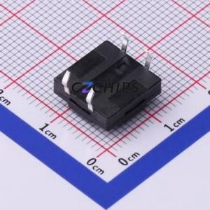 TS-1010DGD-BR04526 Tactile Switch Through hole-4P,12x12mm Switch Single Pole Single Throw Round Button 2.6N Through Hole - Product Image 2