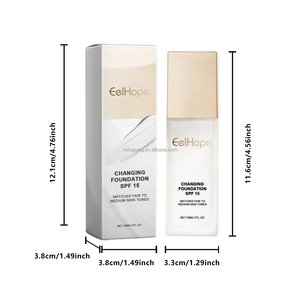 <strong>EELHOE</strong> Wholesale Waterproof Organic Customized Vegan Fond Full <strong>Foundation</strong> <strong>Makeup</strong> Private Label Liquid <strong>Foundation</strong> - Product Image 3