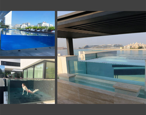 Sistema de Paredes para Piscinas de Acrílico |   Muro de Visualización Estructural de PMMA para Piscinas Infinitas en Azoteas de Hoteles - Product Image 6