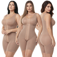 Korset Pembentuk Tubuh Tahap 2 Fajas Shaper, Pakaian Dalam Pasca Operasi & Pasca Melahirkan, Korset Pelangsing, Girdle BBL, Shapewear Kolombia