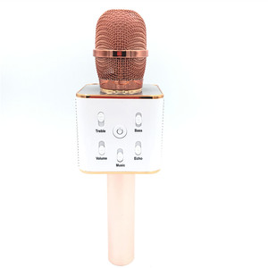 Clásico Q7 portátil USB <span class=keywords><strong>Mini</strong></span> Karaoke inalámbrica altavoz micrófono móvil para regalos de cumpleaños - Product Image 4