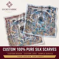 Écharpe en Soie Pure 170x70cm Longue Rectangulaire Sergée avec Logo Personnalisé pour Femme, Châle de Cou, Hijab – Service de Fabrication et Marquage Privé