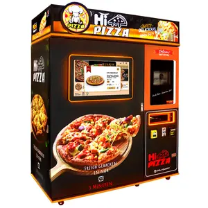 Máquina automática de fazer pizza rápida, abertura 24 horas, máquina de venda automática de pizza