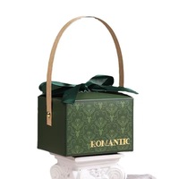 Boîte à bonbons de luxe, cadeau de faveur de mariage, boîte à bonbons avec ruban