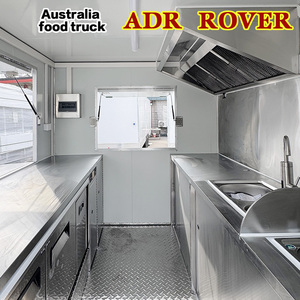 Rimorchio <span class=keywords><strong>Cucina</strong></span> Mobile Commerciale Multifunzionale, Furgone per Street Food, Pizza, Hamburger e Hot Dog - Product Image 3