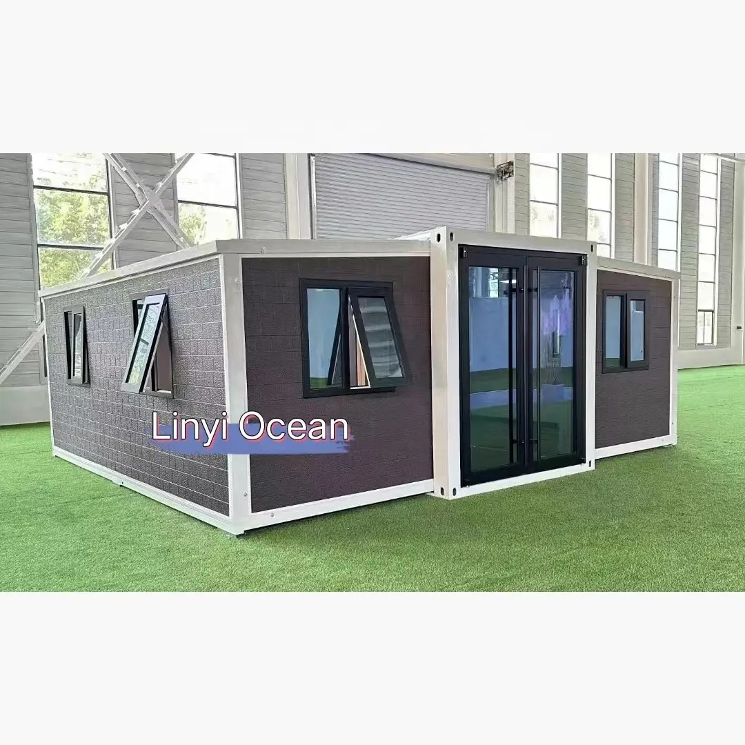 2023 luxury portable Australia America homes prefab steel expandable container houses with full bathroom