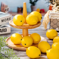 Lemon Buatan Buah Buatan Lemon Simulasi Mirip Asli Lemon Dekorasi Meja Dapur Pesta Musim Panas
