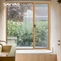 Ventana Fija Moderna de Aluminio Insonorizada para Sala de Estar, Ventana Panorámica de Alto Rendimiento Sayyas GR75OWS