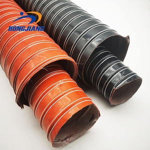 Tube de <span class=keywords><strong>refroidissement</strong></span> de frein en fibre de verre polysiloxane résistant aux hautes températures de 2 pouces 4 pouces 6 pouces - Product Image 6