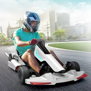 350W 54V Karting מרוצי מכוניות מהירות מתכווננת אורך לרכב על רכב חשמלי ללכת Karts עבור באגי ילדים או מבוגרים