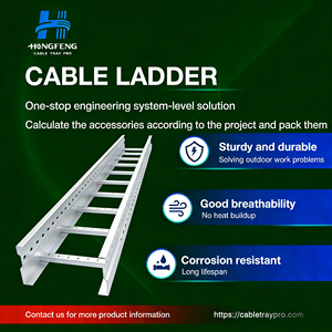 CE Certified Aluminum Cable Management System Lightweight Corrosion-Proof Ideal for Data Center Renewable Energy Projects - Product Image 1
