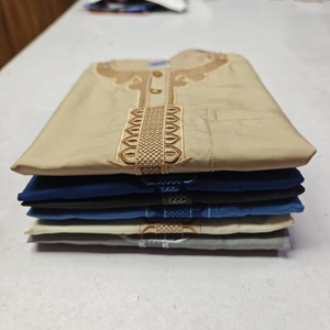 Ropa Islámica, Tela Triple, Estilo Marroquí, Thobe para Niños, Thobe Islámico para Niños, Thobe Musulmán para Bebés - Product Image 6