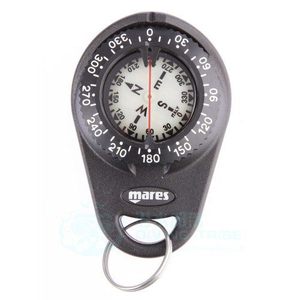 <span class=keywords><strong>Boussole</strong></span> de <span class=keywords><strong>plongée</strong></span> analogique <span class=keywords><strong>Mares</strong></span> HANDY COMPASS, antichoc, avec affichage luminescent, en plastique, avec anneau de suspension, pour la navigation - Product Image 2