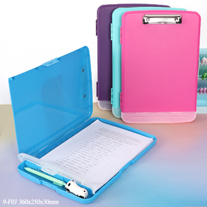 SUNSHING Factory in Stock Letter Size Flip Document Case with Pen Holder A4 Clipboard Storage <b>Box</b> for Coaches, Nurses, Teachers - Product Image 6