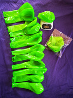 Globos de látex grandes con cuello largo para reventar, divertidos, coloridos y encantadores, ideales para jóvenes.