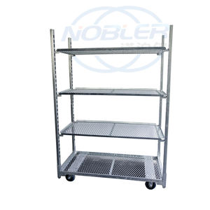 1350*565*1900mm डच धातु चार पहियों ग्रीनहाउस उद्यान खेत फूल संयंत्र गाड़ी ट्राली - Product Image 5