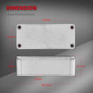 Carcasa de aluminio fundido a presión, caja de aluminio, carcasa de <span class=keywords><strong>Pedal</strong></span> de aluminio - Product Image 2