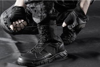 Chaussures tactiques légères et confortables en stock, bottes de combat pour hommes pour l'extérieur
