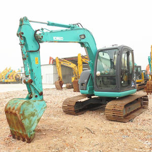 Excavadora de cadenas Kobelco SK70SR usada de 7 toneladas con larga vida útil, miniexcavadora SK75 en stock para la venta - Product Image 3