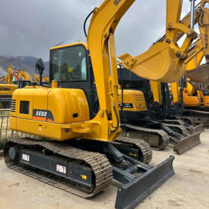 China Shantoe SE60-10W Mini Hydraulische Graafmachine Shantoe Korte Draaicirkel Kleine Rupsbandgraafmachine - Product Image 4