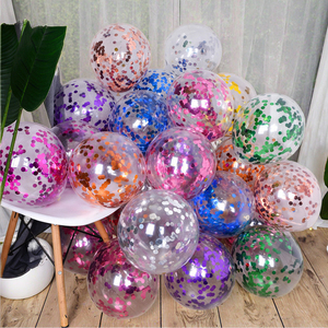 Globo ecológico con lentejuelas de 30cm para fiestas de <span class=keywords><strong>cumpleaños</strong></span> y bodas, decoraciones de globos de boda al por mayor - Product Image 5