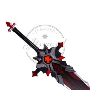 ดาบไม้ไผ่รูปป้ายหลุมศพหมาป่าของดิลัค จากเกม Genshin Impact - Product Image 3