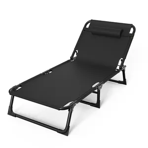 Single Bed Office Portable Camp Bed Workstation Nap Lounge Chair Simple Companion Crib Lunch Break Artifact Folding Bed