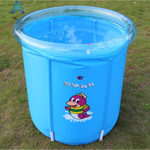 プール環境にやさしいクリアPVCインフレータブルフレームプール折りたたみ式子供用幼児用バスプールカスタマイズ印刷 - Product Image 1