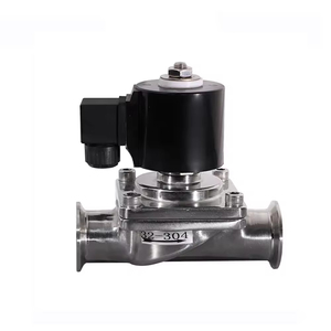 วาล์วน้ำโซลินอยด์สเตนเลสสตีลเกรดอาหารแบบสองทางขนาด 1.5 นิ้ว COVNA B2Bclearance Sale Tri Clamp - Product Image 5