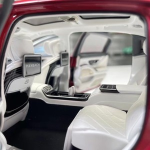 Modello Mercedes-Maybach classe 2021, in lega di 1:18, completamente aperto, modello di <span class=keywords><strong>auto</strong></span> <span class=keywords><strong>da</strong></span> <span class=keywords><strong>collezione</strong></span>, Display realistico. - Product Image 5