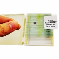 20Pcs Protozoa and Algae Slides Set Microscope Education Prepared Slides