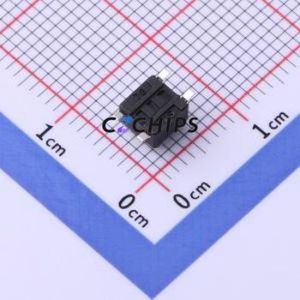 YTS1H0151BBG00 Tactile Switch SMD Switch Single Pole Single Throw Round Button 1.6N Vertical Mount - Product Image 2