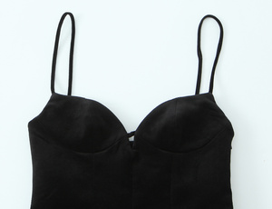 TAOP&ZA Nouveautés Automne 2025 pour Femme <span class=keywords><strong>Robe</strong></span> Courte Sexy à Fines Bretelles Ourlet Duveteux Tendance et Élégante 9236150 - Product Image 3
