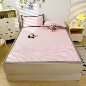 <span class=keywords><strong>2025</strong></span> Nieuwe Zomer Koeling Matras Pad Effen Kleur Bean Bed <span class=keywords><strong>Mat</strong></span> Gebreide Polyester Vezel Cool Gevoel Voor Ziekenhuis Hotel Slaap Gebruik - Product Image 3