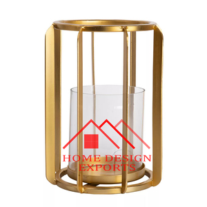 Nouveau Design Bougie Pilier Titulaire Meilleur Vendeur Maison Décoratif Doré Bougeoir pour Table Centres De Table Décor - Product Image 1