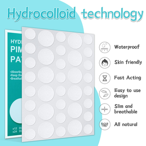 Patchs Hydrocolloïdes Micro-Points pour l'Acné en Phase Précoce, Paquet de 9 – Couvre-Imperfections Miraculeux à Microcristaux pour l'Acné, Soins Personnels et Beauté - Product Image 2