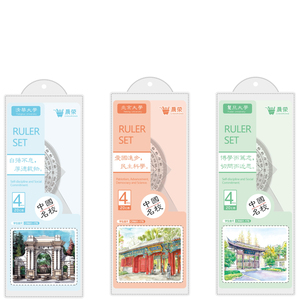 601 180 Thân Thiện Với Môi Tùy Chỉnh Thiết Kế Nhựa Hình Học Thiết Lập Thước Đo Thước Bộ Cho Các Trường Học Văn Phòng Phẩm Và Công Cụ Đo - Product Image 3