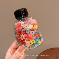 Jepit Rambut Bunga Mini Lucu untuk Bayi Perempuan, Aksesoris Rambut Plastik Kecil Manis dengan Desain Kelinci untuk Anak-Anak