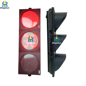 Feux de circulation <span class=keywords><strong>LED</strong></span> pour piétons, feux de signalisation pour les carrefours, signalisation de 400 mm avec minuterie de compte à rebours, sécurité routière, guidage de la circulation - Product Image 2