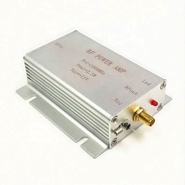FM Wireless Remote Control Broadband Power Amplifier 1-1000MHz Low Power FM RF Amplifier 2.5W RF Transmitter Amplifier