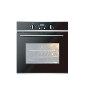 Forno a Gas <span class=keywords><strong>Incasso</strong></span> con Vetro Nero, Forno a Convezione per Cottura con Controllo Intelligente della Temperatura, Elettrodomestico da <span class=keywords><strong>Cucina</strong></span> - Product Image 3