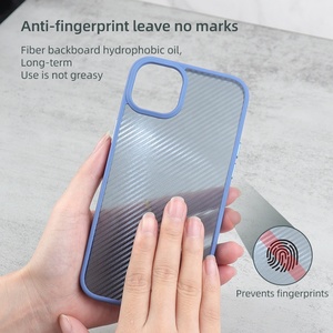 Funda <span class=keywords><strong>de</strong></span> Teléfono Híbrida Translúcida <span class=keywords><strong>de</strong></span> <span class=keywords><strong>Fibra</strong></span> <span class=keywords><strong>de</strong></span> Carbono al por Mayor, Fundas <span class=keywords><strong>de</strong></span> Teléfono Móvil <span class=keywords><strong>de</strong></span> Diseño <span class=keywords><strong>de</strong></span> Lujo para iPhone 14 Pro Max - Product Image 5