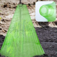 Cloches de jardín reutilizables verdes transparentes, cubierta de campana de planta, campana de invernadero, Cloches para protección contra caracoles de escarcha solar