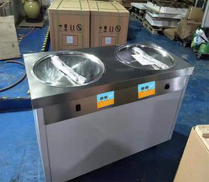 Macchina <span class=keywords><strong>per</strong></span> Gelato Arrotolato ad Uso Commerciale, Attrezzatura Thailandese <span class=keywords><strong>per</strong></span> Gelato - Product Image 2